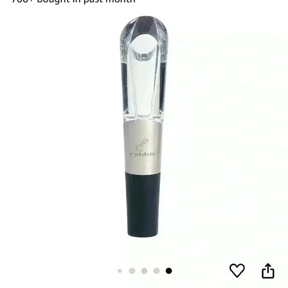 NIB- Rabbit Wine Aerator - Picture 4 of 4